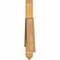 Ekena Millwork Bellingham Rough Sawn Timber Gable Bracket, Western Red Cedar, 84"W x 14"H x 2"D x 6"F, 4/12 Pitch GBW084X14X0206BEL00RWR - alternate 5